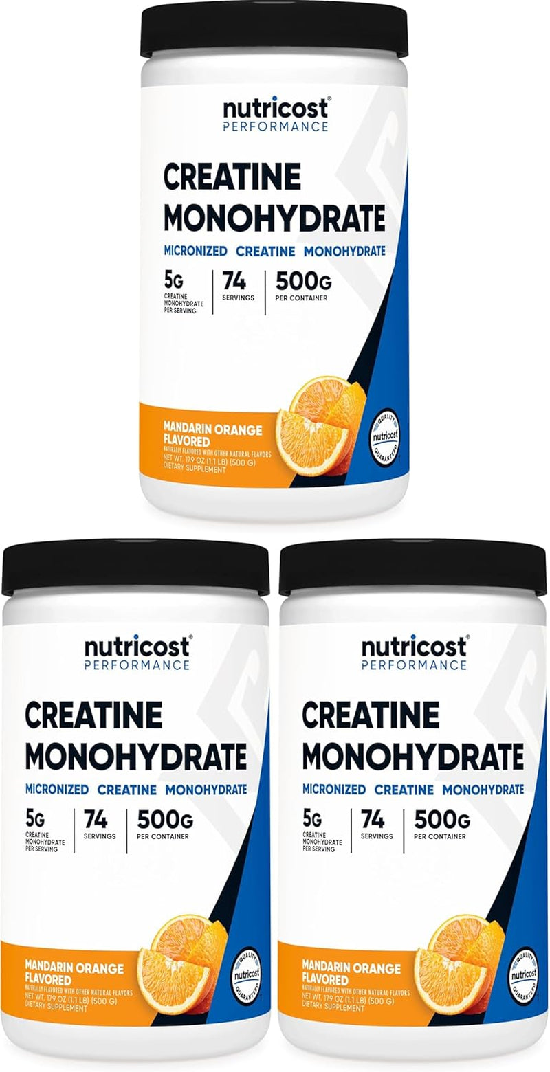 Creatine Monohydrate Micronized Powder 500G, 100 Servings | 5000Mg per Serving (5G), 17.9 Oz