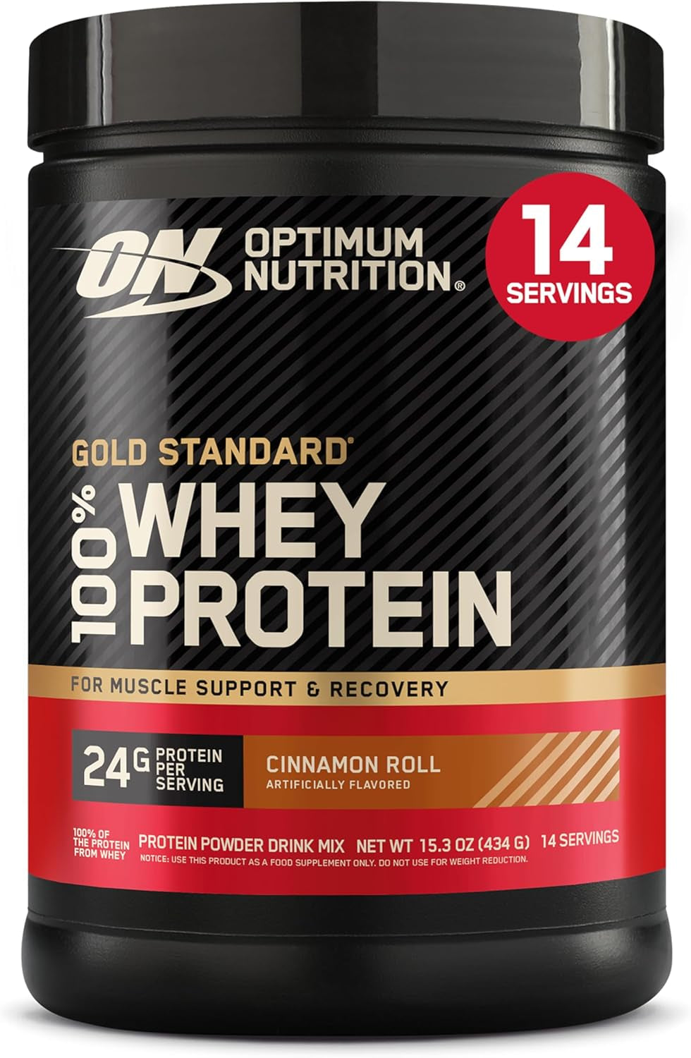 Gold Standard 100% Whey Protein Powder, Vanilla Ice Cream, 2 Pound (Packaging May Vary)