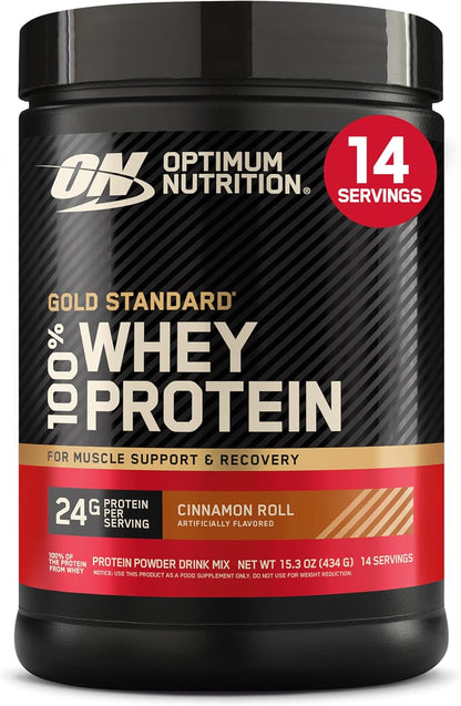 Gold Standard 100% Whey Protein Powder, Vanilla Ice Cream, 2 Pound (Packaging May Vary)