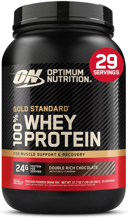 Gold Standard 100% Whey Protein Powder, Vanilla Ice Cream, 2 Pound (Packaging May Vary)