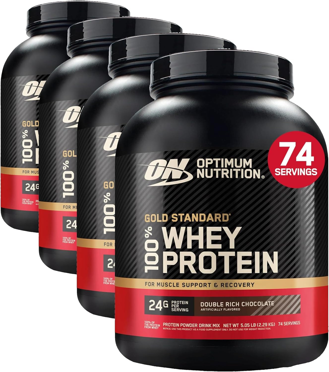Gold Standard 100% Whey Protein Powder, Vanilla Ice Cream, 2 Pound (Packaging May Vary)