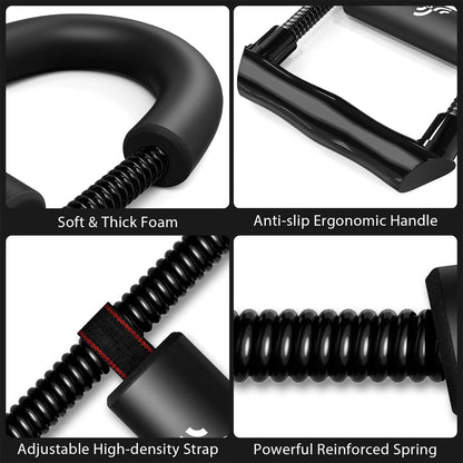 Forearm Strengthener Wrist Exerciser with Adjustable Tension