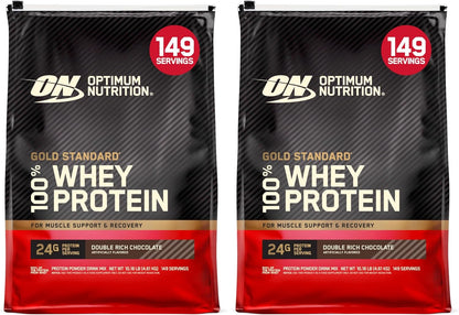 Gold Standard 100% Whey Protein Powder, Vanilla Ice Cream, 2 Pound (Packaging May Vary)