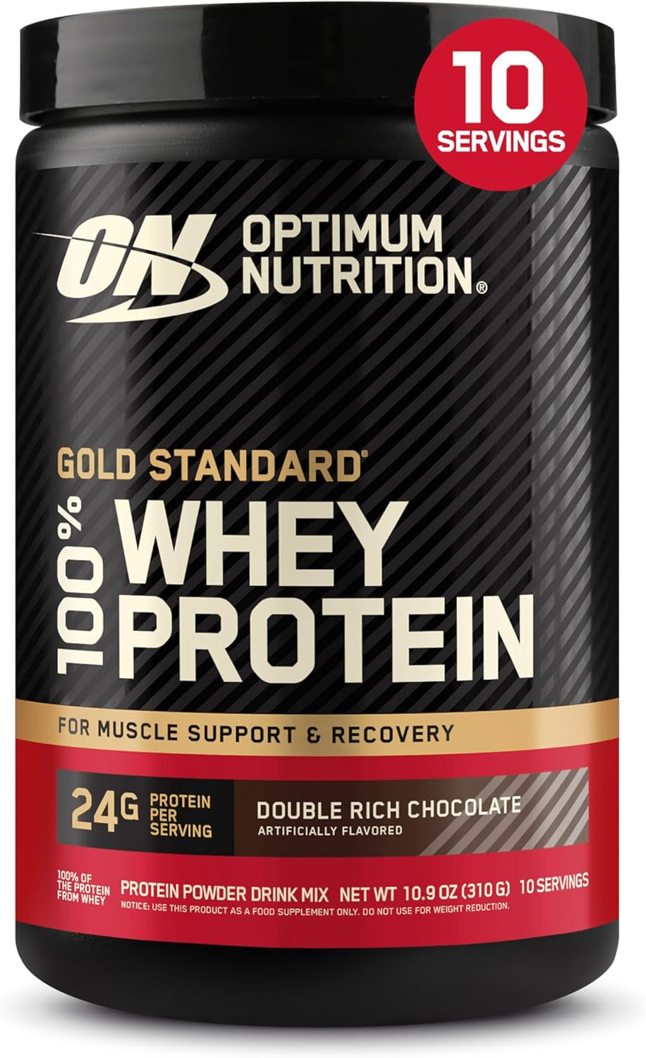 Gold Standard 100% Whey Protein Powder, Vanilla Ice Cream, 2 Pound (Packaging May Vary)