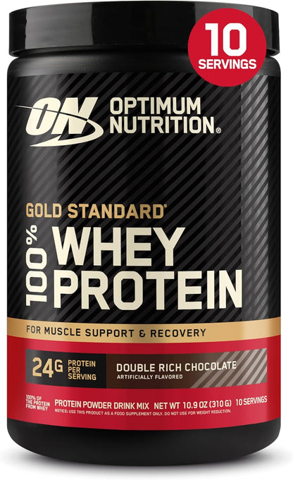 Gold Standard 100% Whey Protein Powder, Vanilla Ice Cream, 2 Pound (Packaging May Vary)
