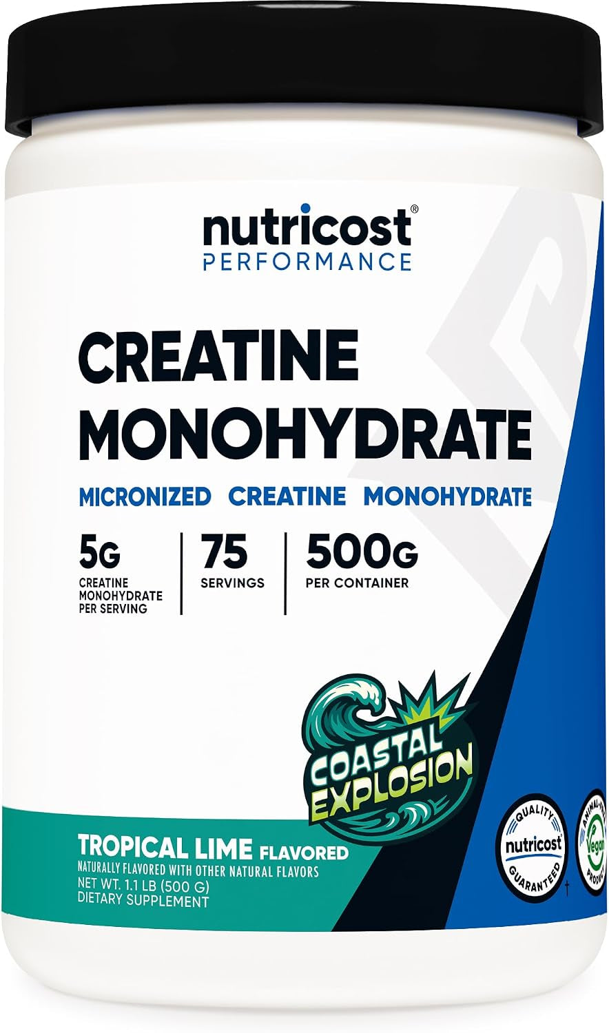 Creatine Monohydrate Micronized Powder 500G, 100 Servings | 5000Mg per Serving (5G), 17.9 Oz