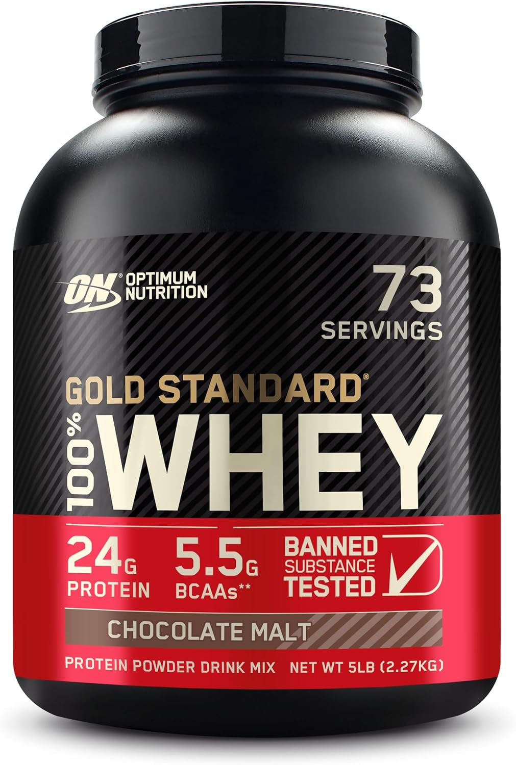 Gold Standard 100% Whey Protein Powder, Vanilla Ice Cream, 2 Pound (Packaging May Vary)