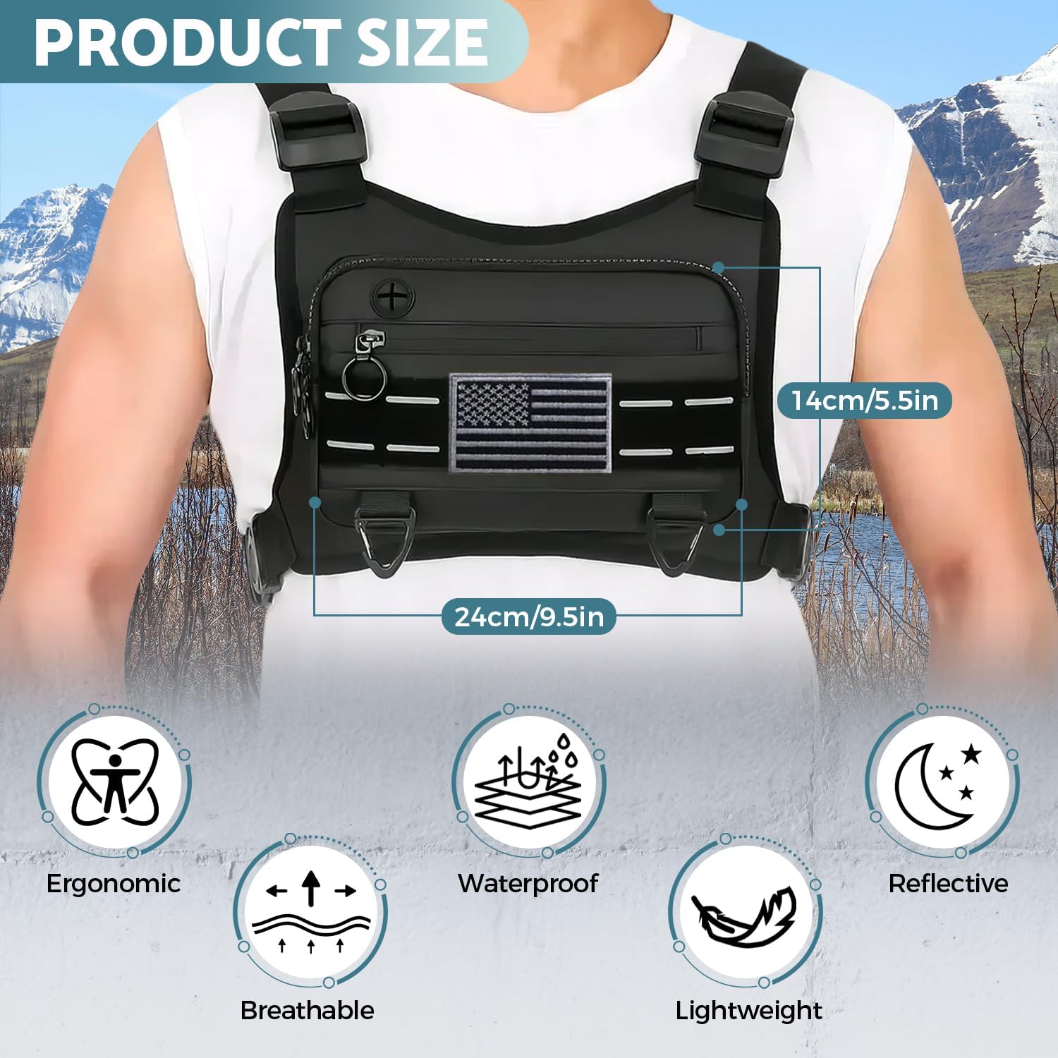 The Manly  Bag: Your Pocket-Sized Pal for Running, Cycling, and Keeping Your Phone Safe from Sweat (Also Holds Snacks - But Don't Tell the Gym!)