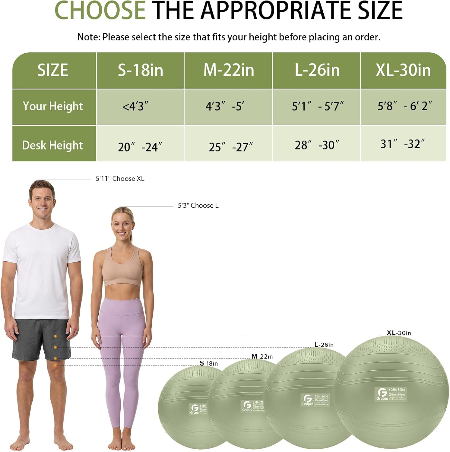 Bouncy Buddy Yoga Orb: Versatile Inflatable Seating for Stretching and Comfort, Available in Four Sizes with Included Pump and Flexibility Guide