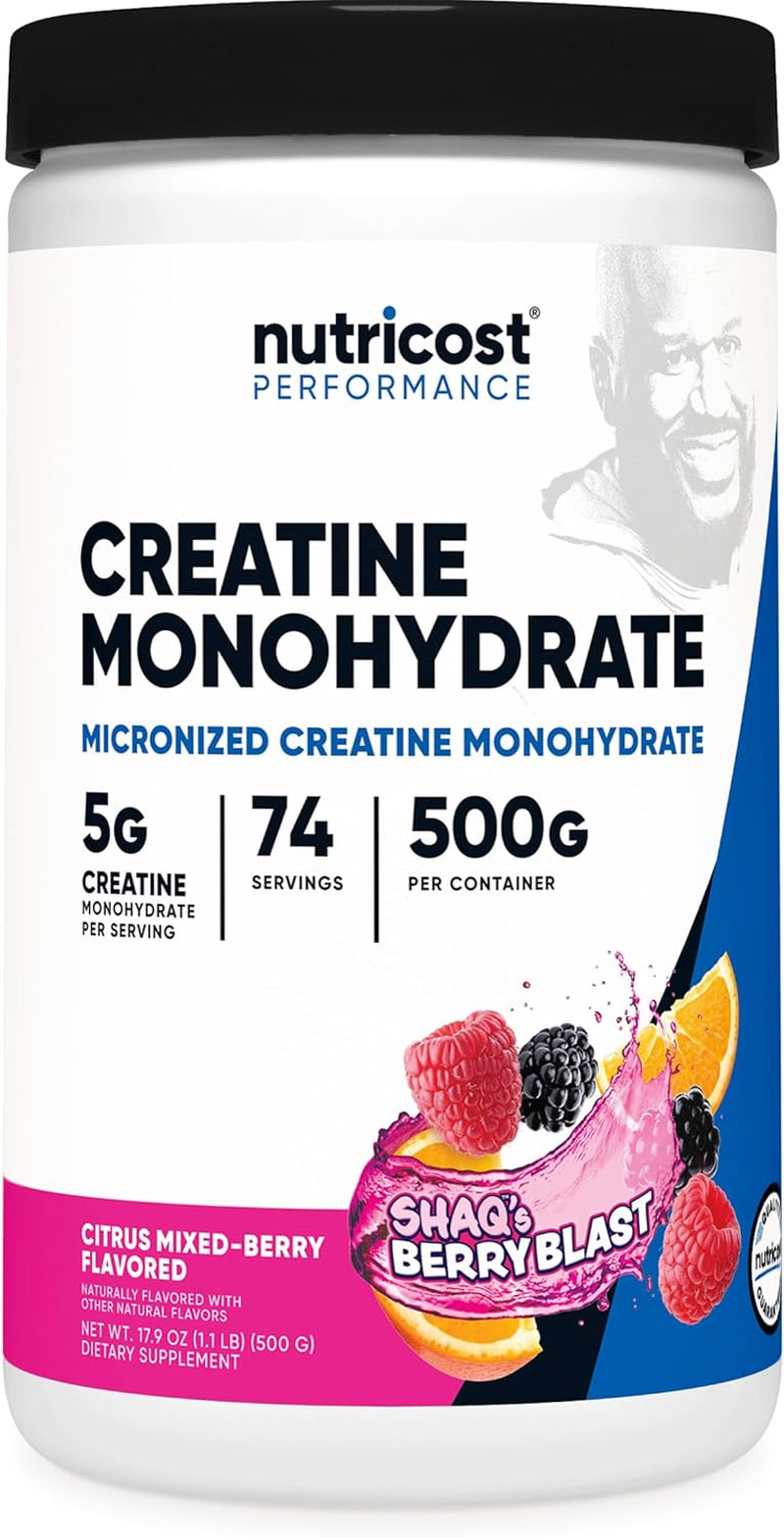 Creatine Monohydrate Micronized Powder 500G, 100 Servings | 5000Mg per Serving (5G), 17.9 Oz