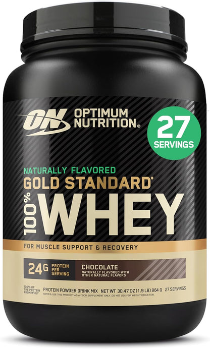 Gold Standard 100% Whey Protein Powder, Vanilla Ice Cream, 2 Pound (Packaging May Vary)