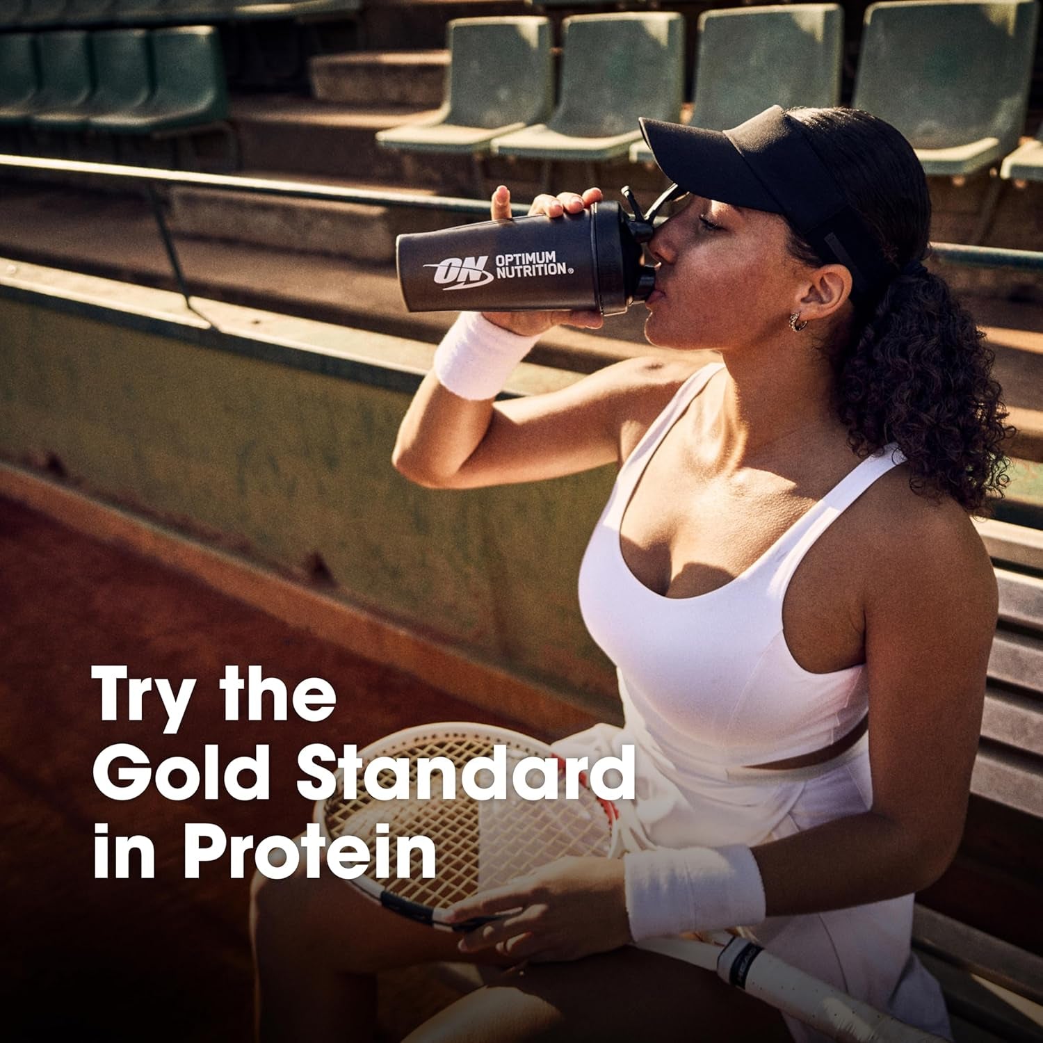 Gold Standard 100% Whey Protein Powder, Vanilla Ice Cream, 2 Pound (Packaging May Vary)
