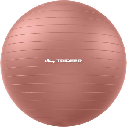 Yoga Ball for Exercise, Pilates, Core & Balance Training, Stability Ball for Pregnancy & Birthing Prep, Physical Therapy, Daily Stretching, Office Chair for Active Sitting, Quick Pump Included