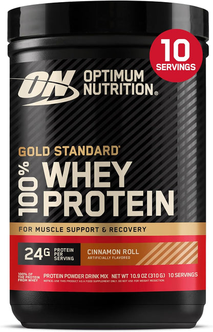 Gold Standard 100% Whey Protein Powder, Vanilla Ice Cream, 2 Pound (Packaging May Vary)