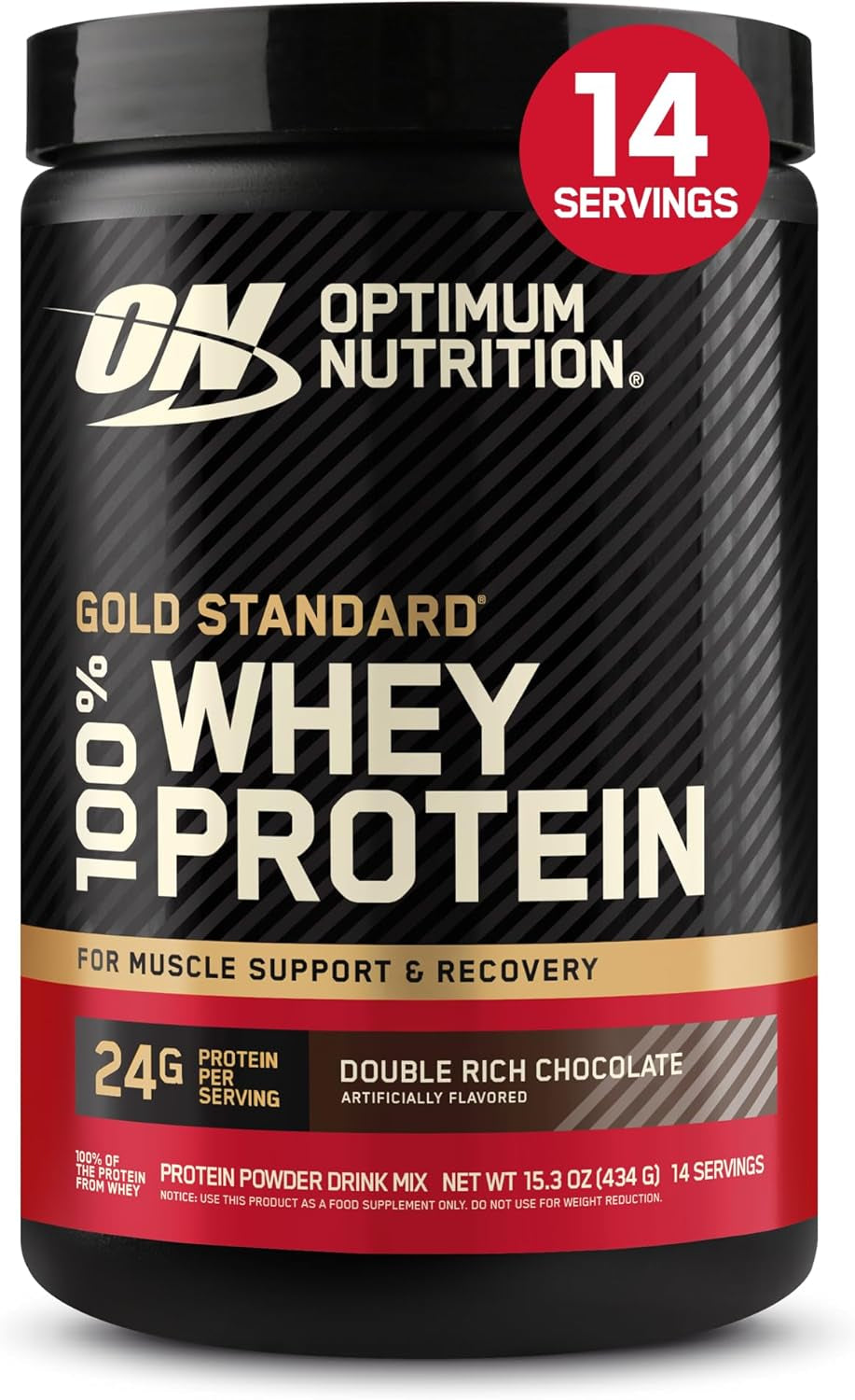 Gold Standard 100% Whey Protein Powder, Vanilla Ice Cream, 2 Pound (Packaging May Vary)