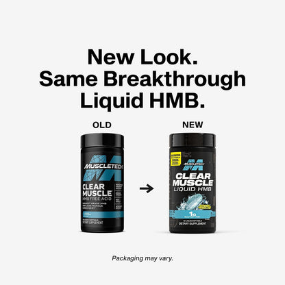 HMB Supplements 1000Mg, Clear Muscle (42 Liquid Softgels) | Highest Grade HMB for Lean Muscle & Recovery, HMB Free Acid Muscle Supplement, Help Decrease Breakdown.