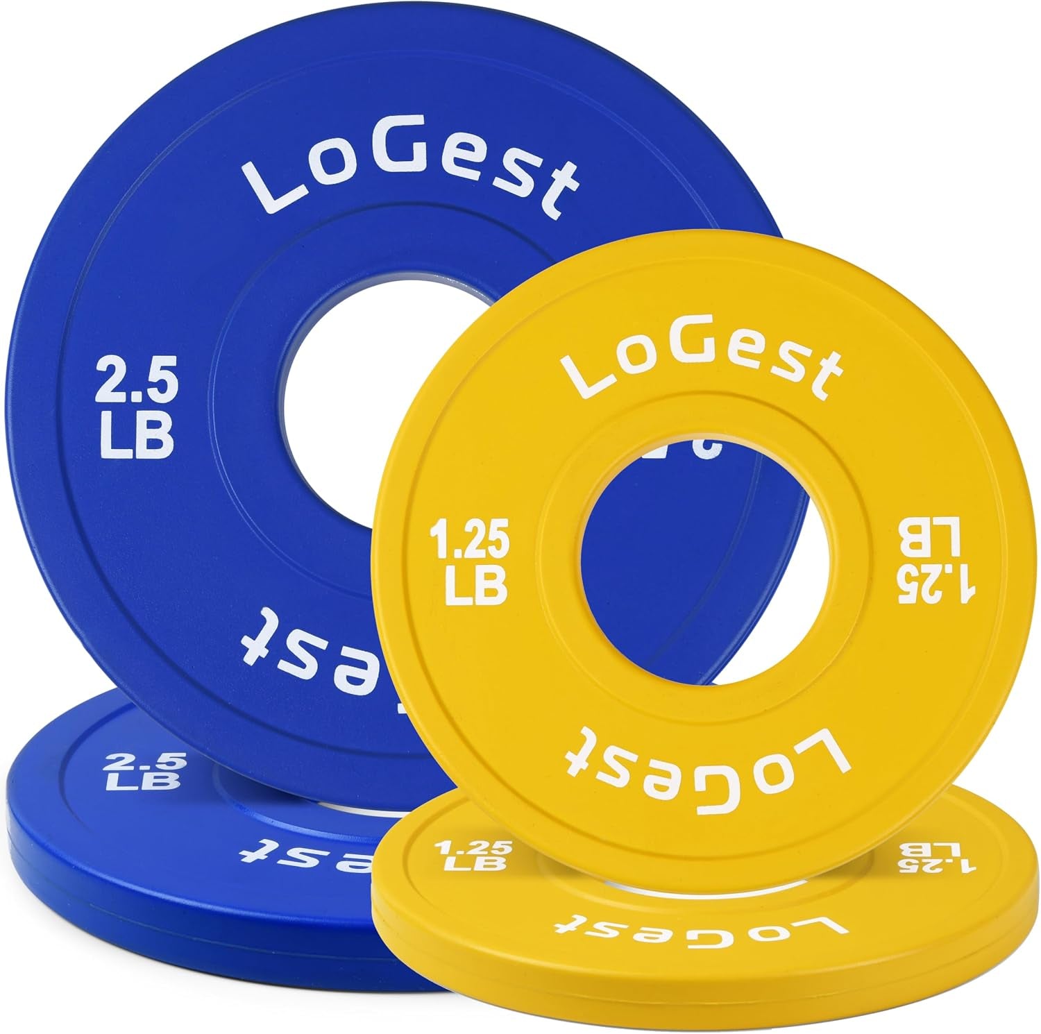 Change Weight Plates 0.50LB 1.25LB 2.5LB 5LB Set Weight Plates for Olympic Bars Perfect for Strength Training Weight Plates Exercise Balance Increase Fractional Plate Olympic Bumper Plates