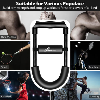 Forearm Strengthener Wrist Exerciser with Adjustable Tension